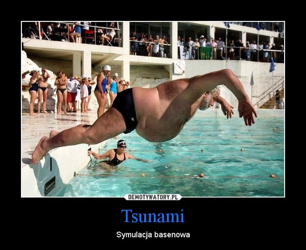 Tsunami – Symulacja basenowa 