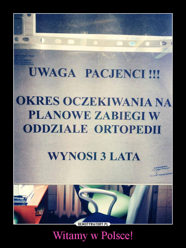 Witamy w Polsce! –  