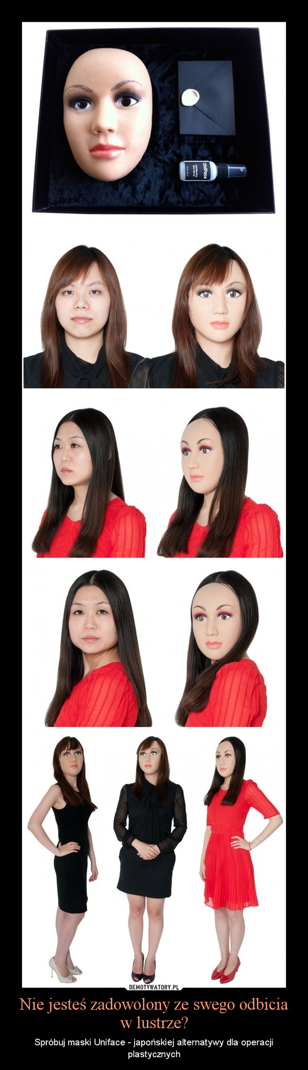 Nie jesteś zadowolony ze swego odbicia w lustrze? – Spróbuj maski Uniface - japońskiej alternatywy dla operacji plastycznych 