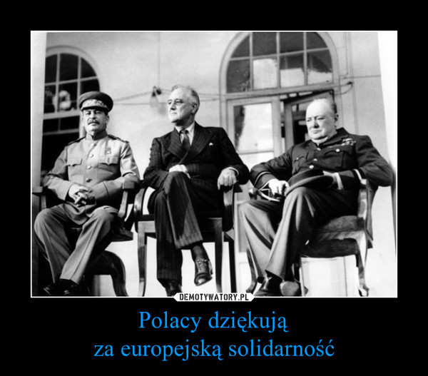 Polacy dziękująza europejską solidarność –  
