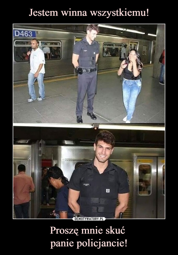 Proszę mnie skuć panie policjancie! –  