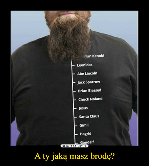 A ty jaką masz brodę?