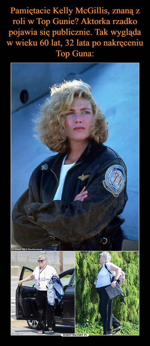 Pamiętacie Kelly McGillis, znaną z roli w Top Gunie? Aktorka rzadko pojawia się publicznie. Tak wygląda w wieku 60 lat, 32 lata po nakręceniu Top Guna: