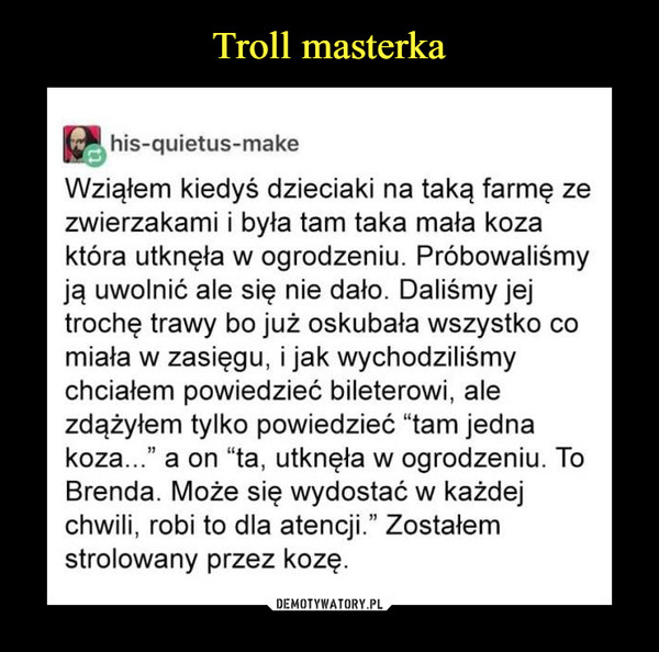 Troll masterka