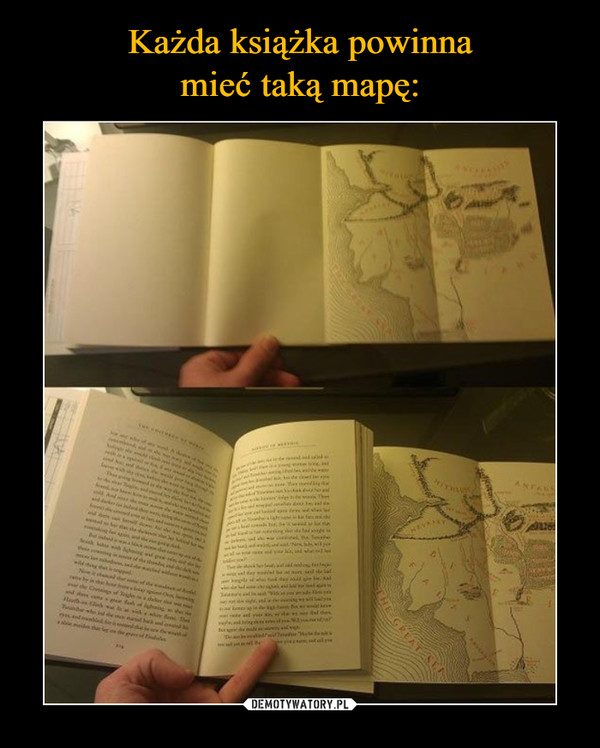 Każda książka powinna
mieć taką mapę: