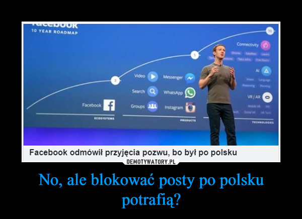 No, ale blokować posty po polsku potrafią? –  