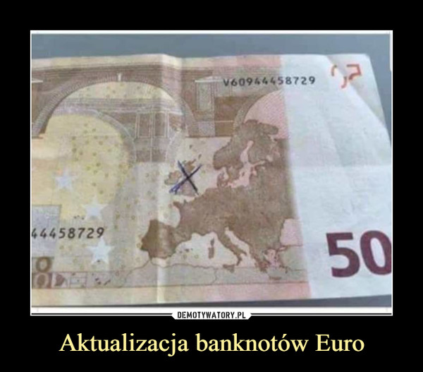 Aktualizacja banknotów Euro –  