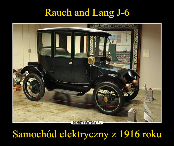 Samochód elektryczny z 1916 roku –  