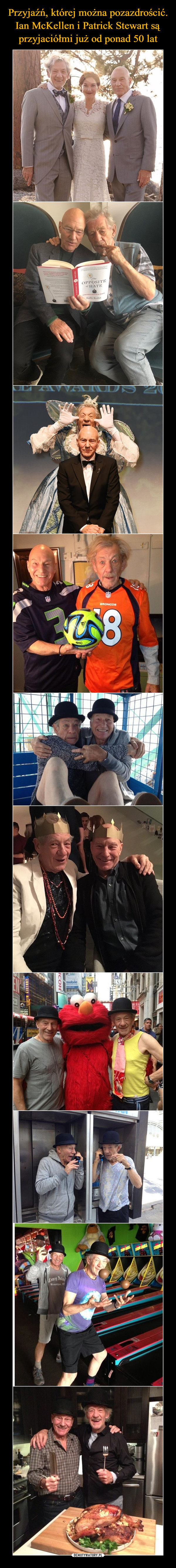 Przyjaźń, której można pozazdrościć. Ian McKellen i Patrick Stewart są przyjaciółmi już od ponad 50 lat
