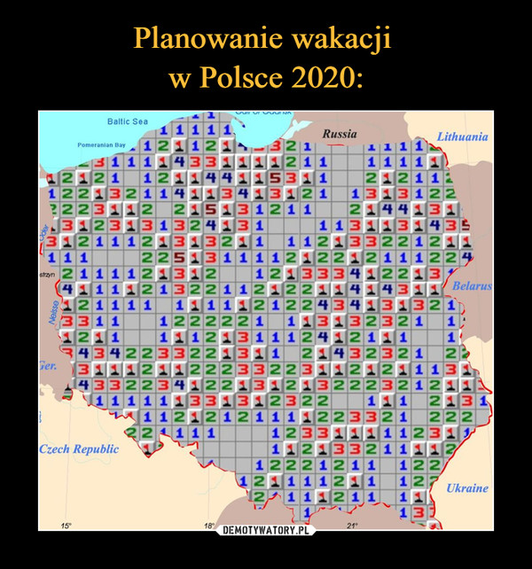 Planowanie wakacji 
w Polsce 2020: