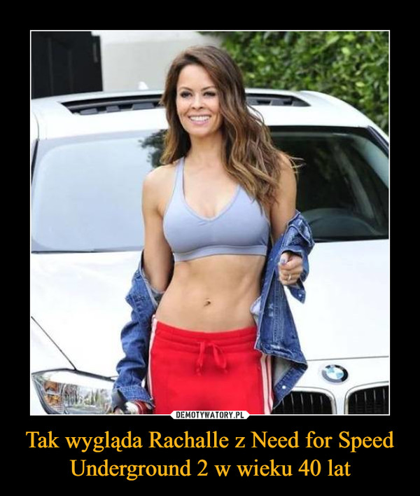 Tak wygląda Rachalle z Need for Speed Underground 2 w wieku 40 lat