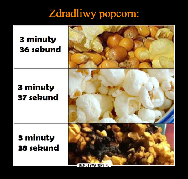  –  Zdradliwy popcorn:3 minuty36 sekund3 minuty37 sekund3 minuty38 sekundDEMOTYWATORY.PL