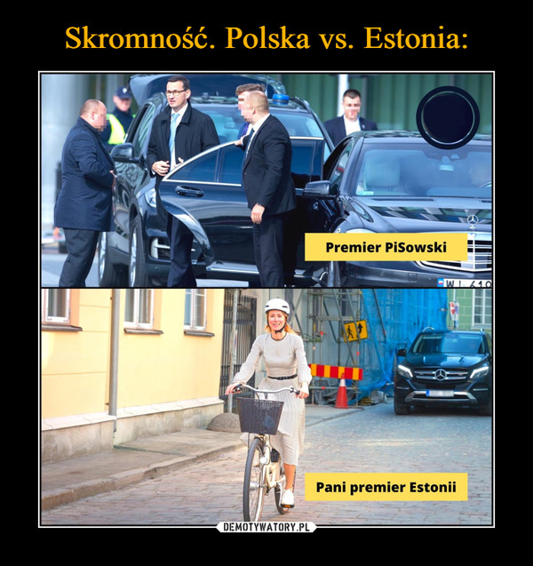 Skromność. Polska vs. Estonia: