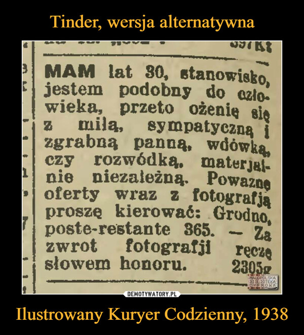 Ilustrowany Kuryer Codzienny, 1938 –  