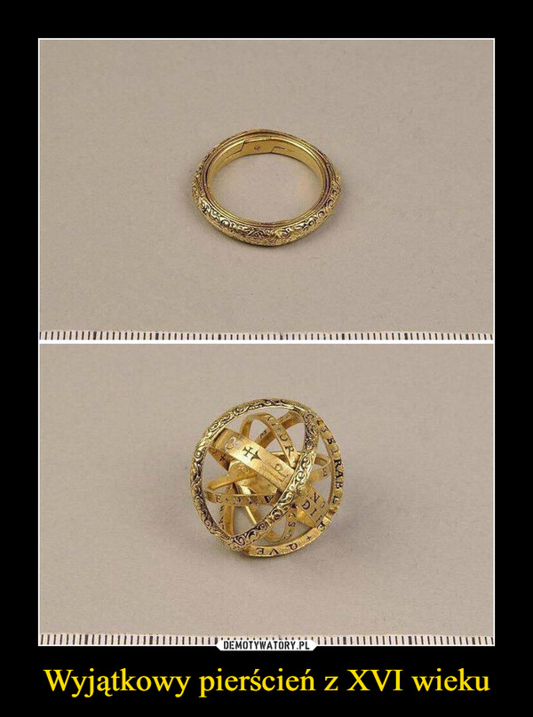 Wyjątkowy pierścień z XVI wieku –  