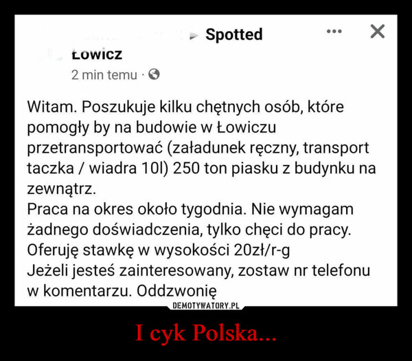 I cyk Polska... –  