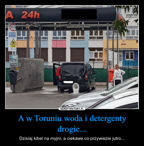 A w Toruniu woda i detergenty drogie...