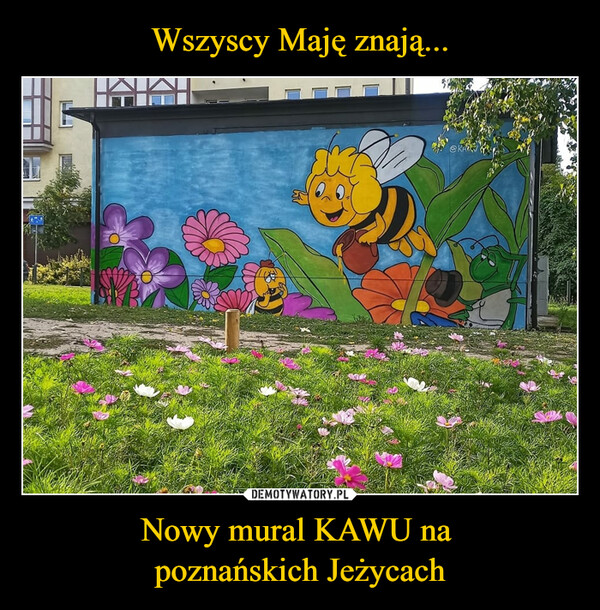 Nowy mural KAWU na poznańskich Jeżycach –  