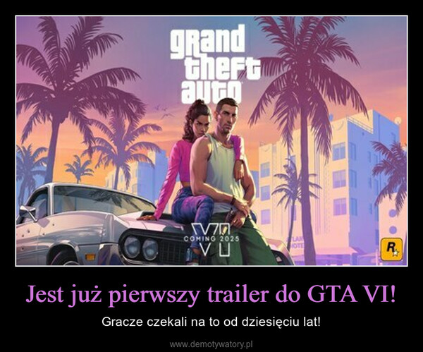 Jest już pierwszy trailer do GTA VI! – Gracze czekali na to od dziesięciu lat! grandtheftautoV7COMING 2025VULANHOTER