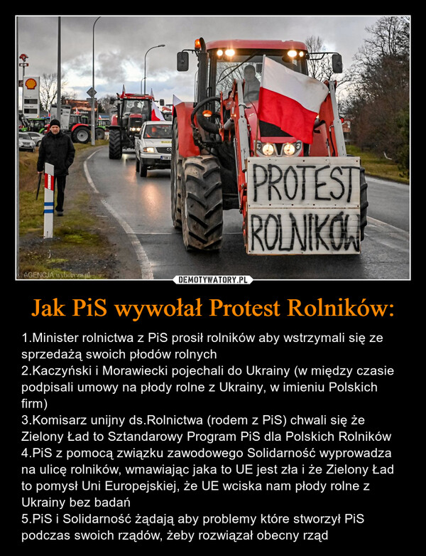 Jak PiS wywołał Protest Rolników: